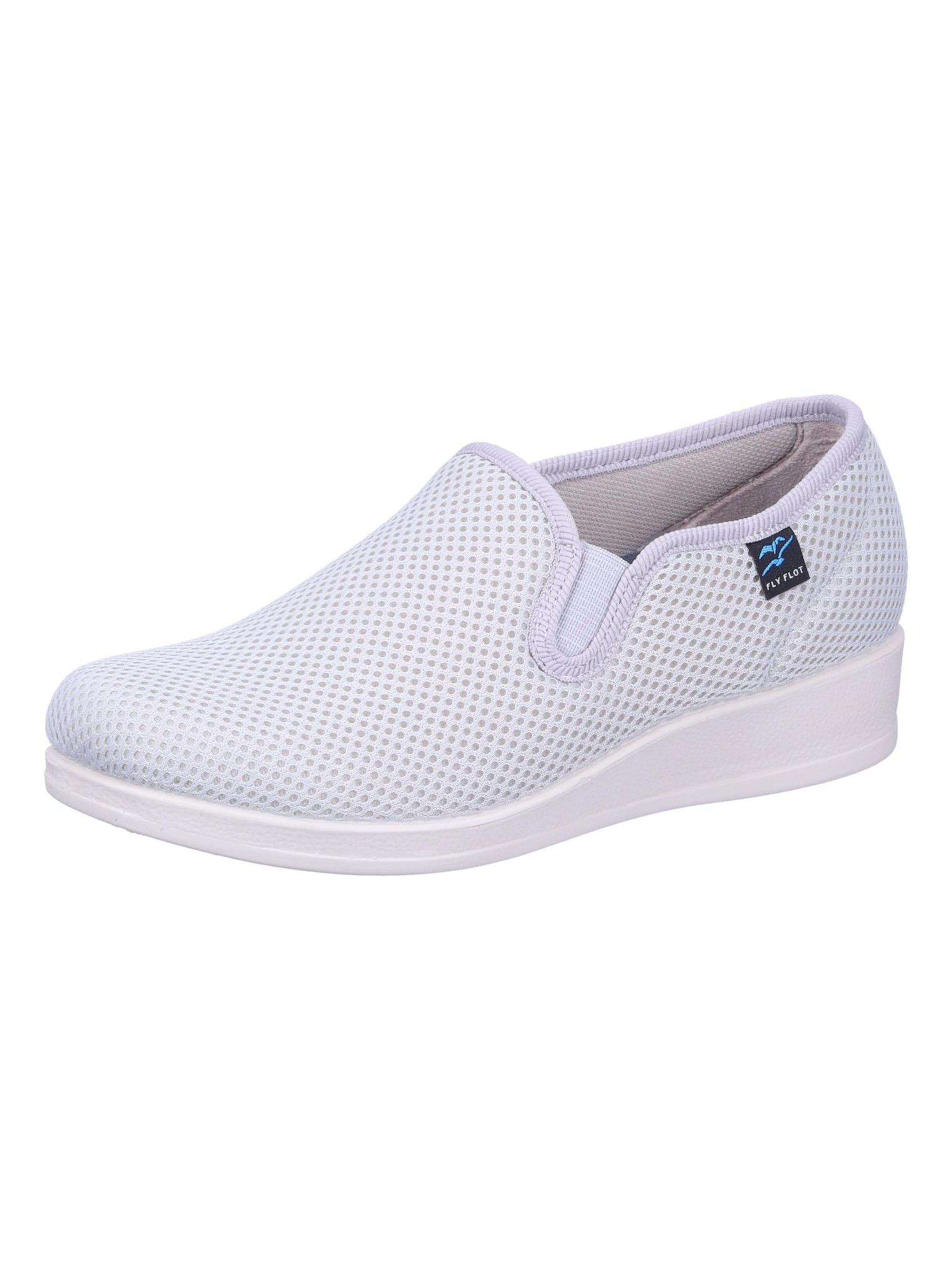 FLY FLOT Slippers 'Hausschuhe' in Grey: front