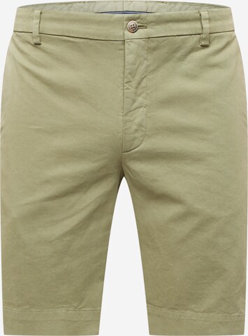 Hackett London - Slimfit Pantalón chino 'KENSINGTON' en verde: frente