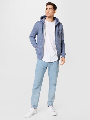 Superdry Sweatjacke in Blau