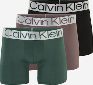 Calvin Klein Underwear Боксерки в зелено: отпред