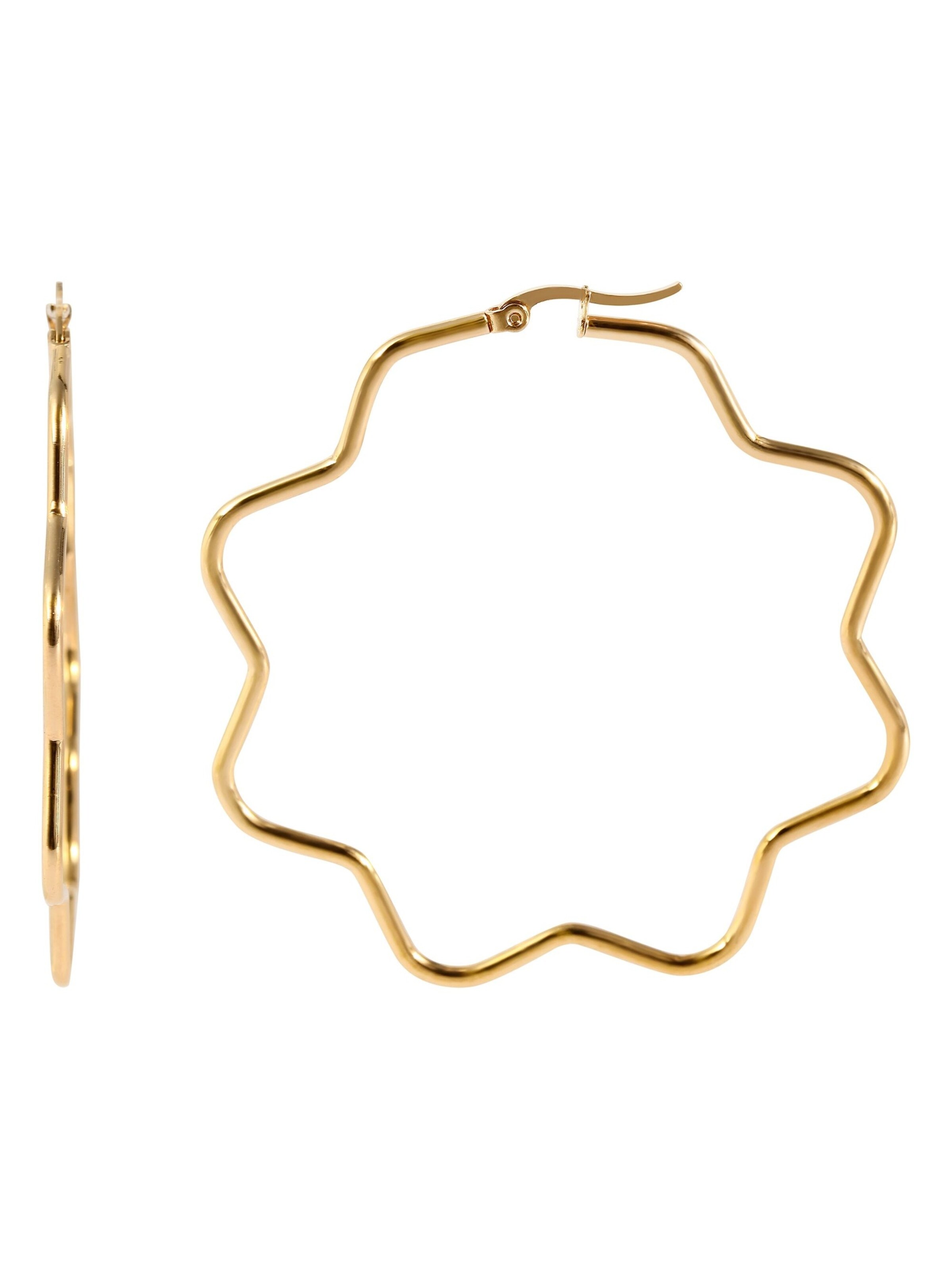 Akzent Ohrringe 'Nasae, langlebig'‌‌‌‌‌‌‌‌‌‌ in Gold
