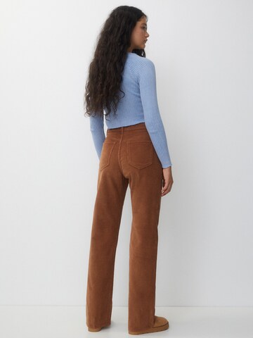 Regular Pantalon Pull&Bear en beige