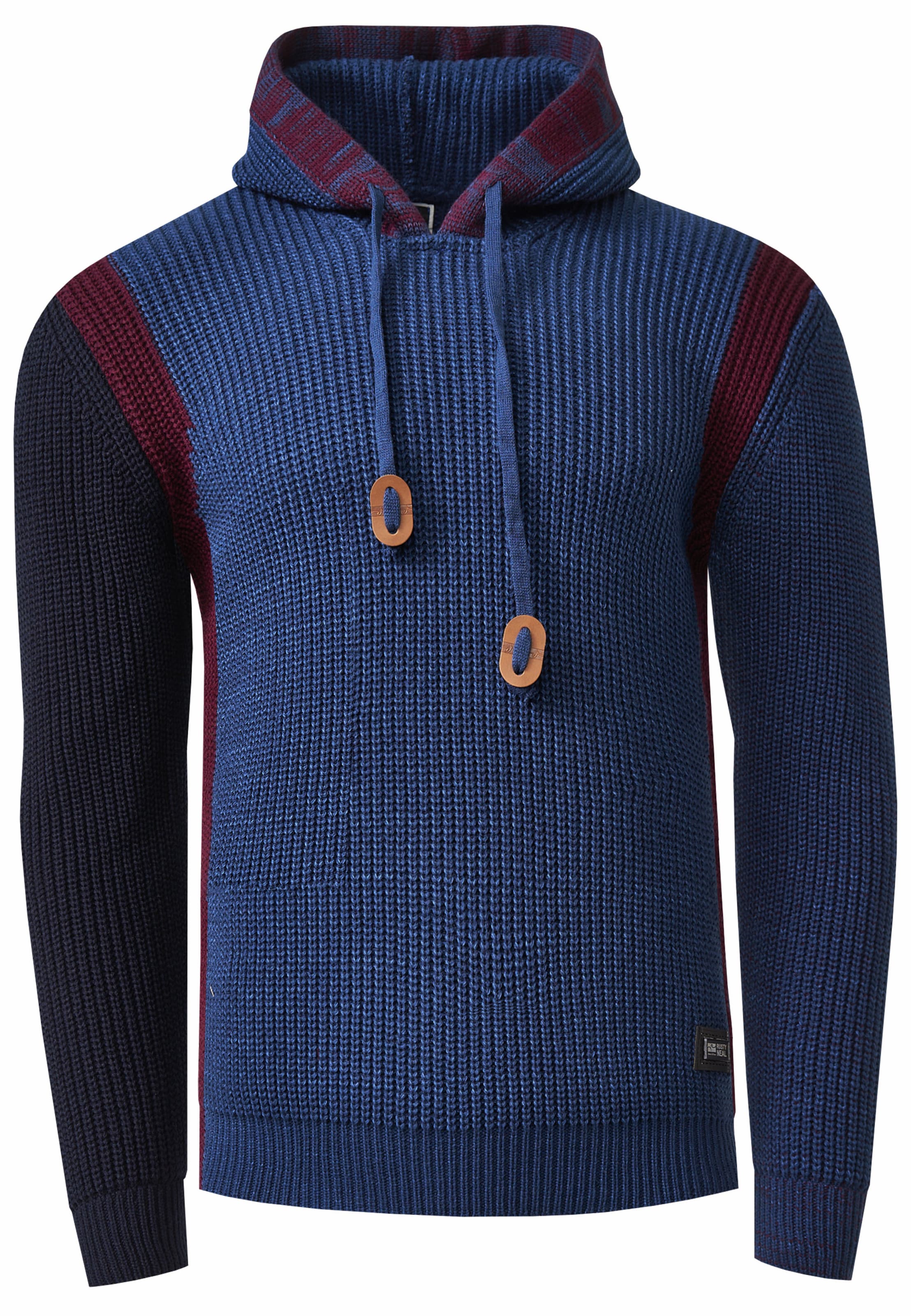 Rusty Neal Trui in Blauw: voorkant