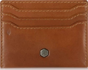Portamonete di Jekyll & Hide in marrone: frontale