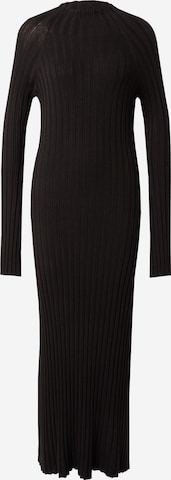 MonkiPletena haljina - crna boja: prednji dio