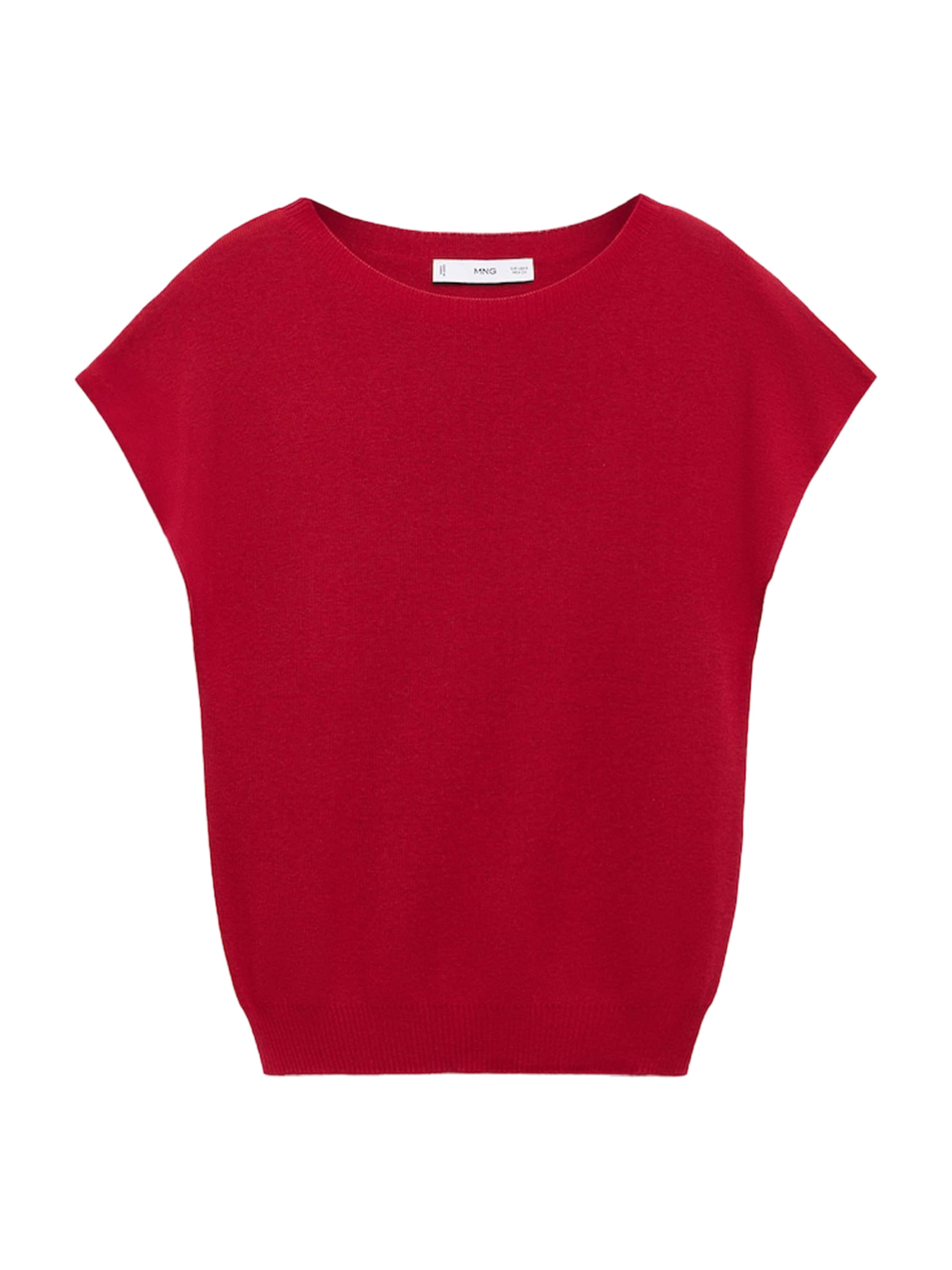 MANGO Sweater 'BANANA' in Red: front