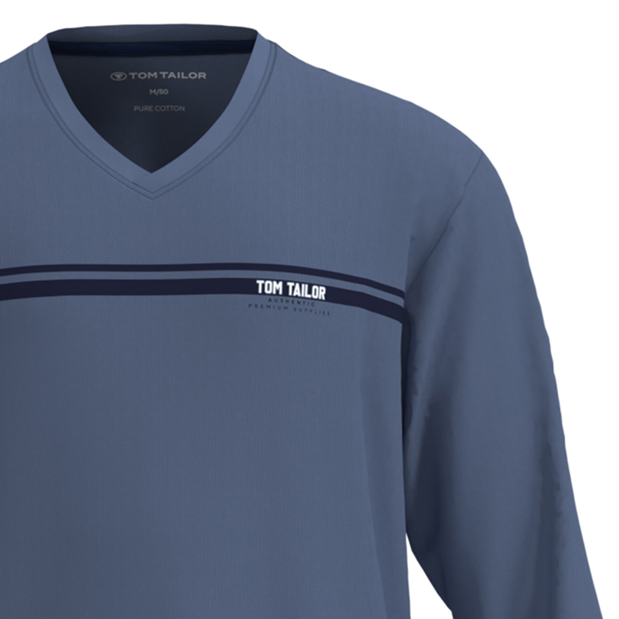 Pigiama lungo di TOM TAILOR in blu