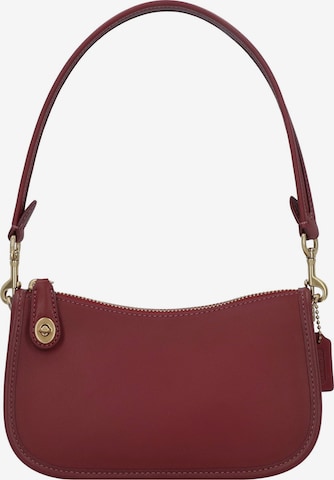 COACH Shoulder Bag in Red: front