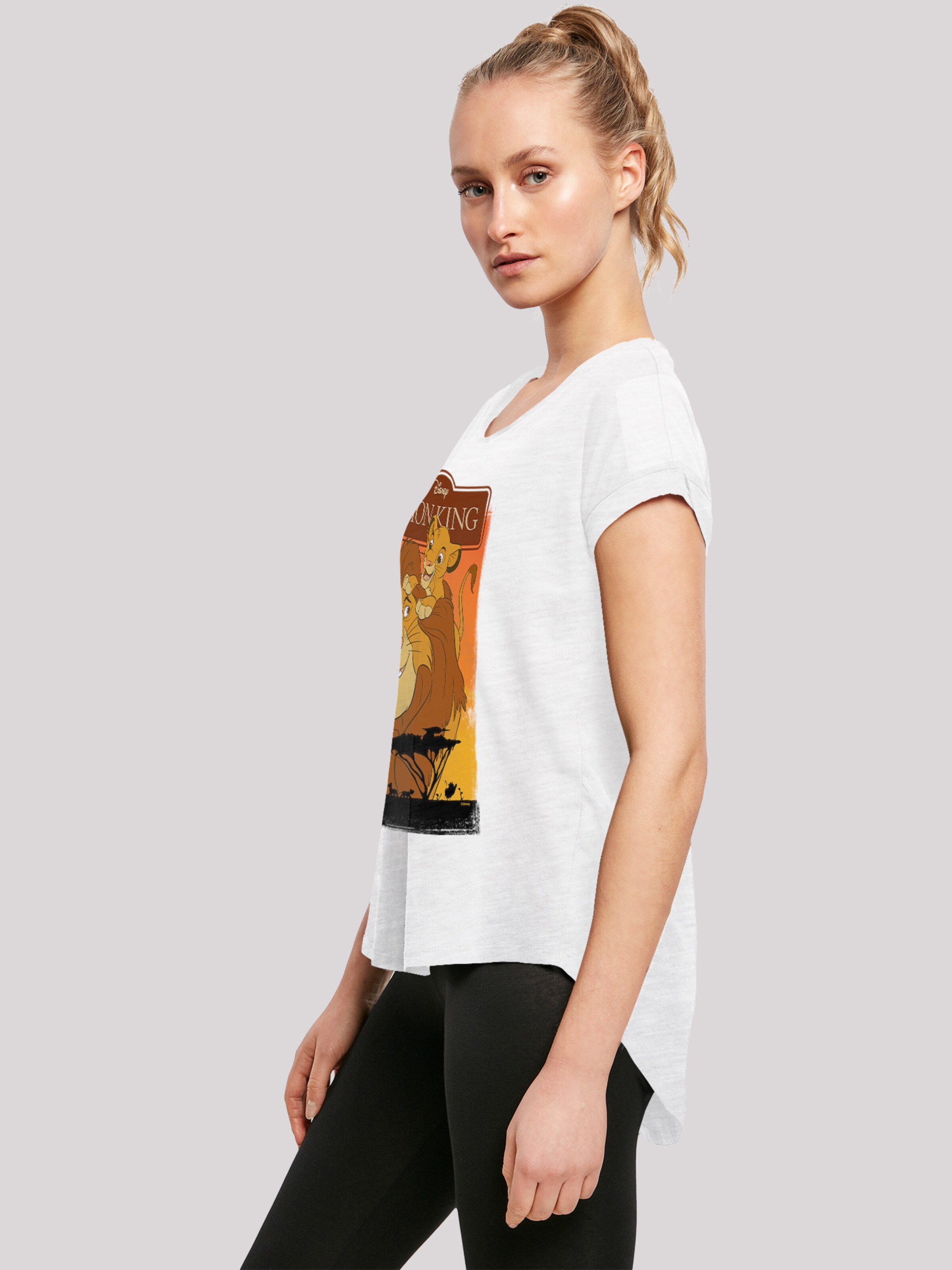 Frauen Shirts & Tops F4NT4STIC T-Shirt 'Der König der Löwen' in Weiß - KD25314
