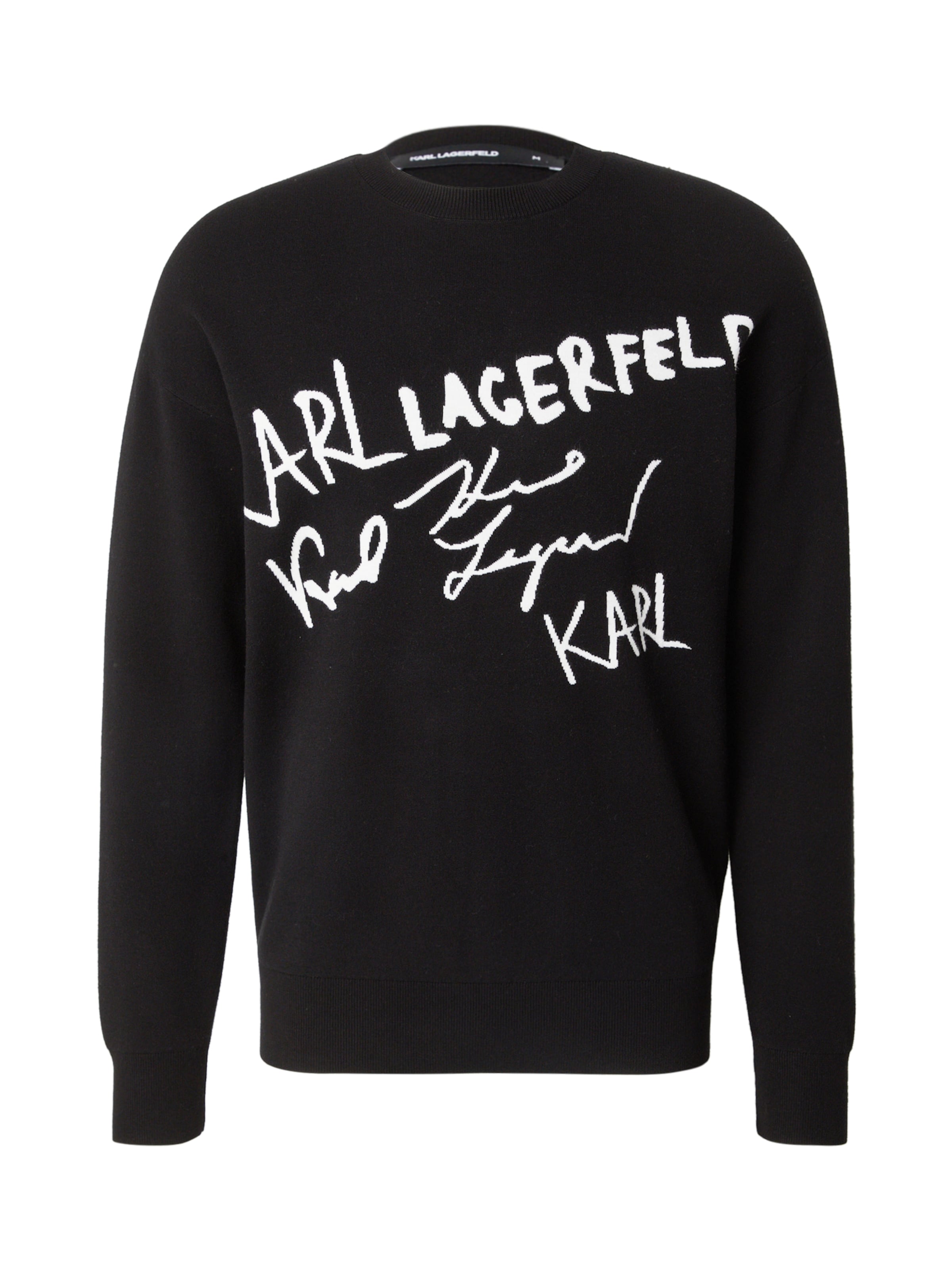 Karl Lagerfeld Kampsun, värv must: eest vaates