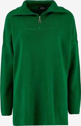 Pullover di LELA in verde: frontale