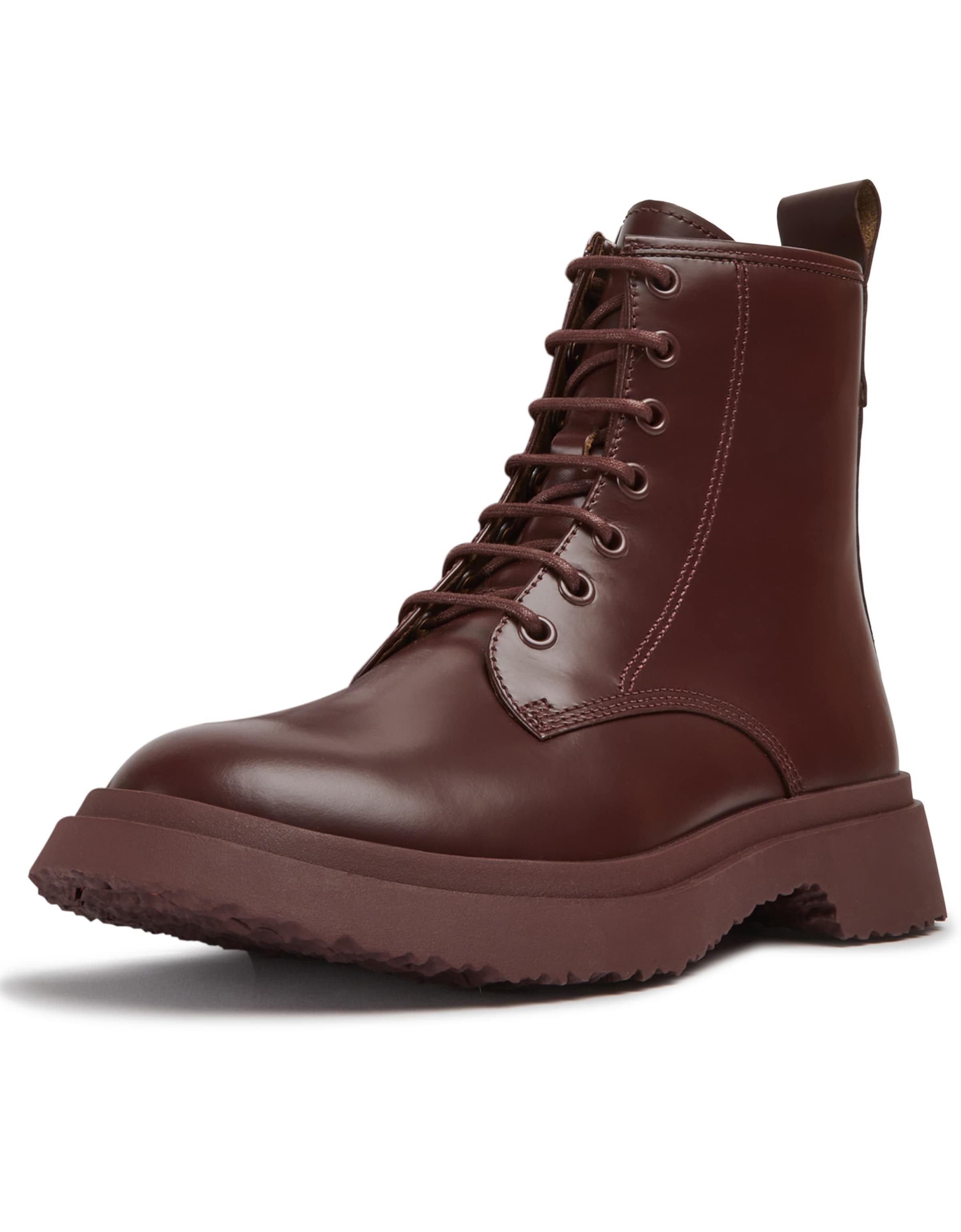 CAMPER Schnürstiefelette 'Walden' in Rot: Vorderseite