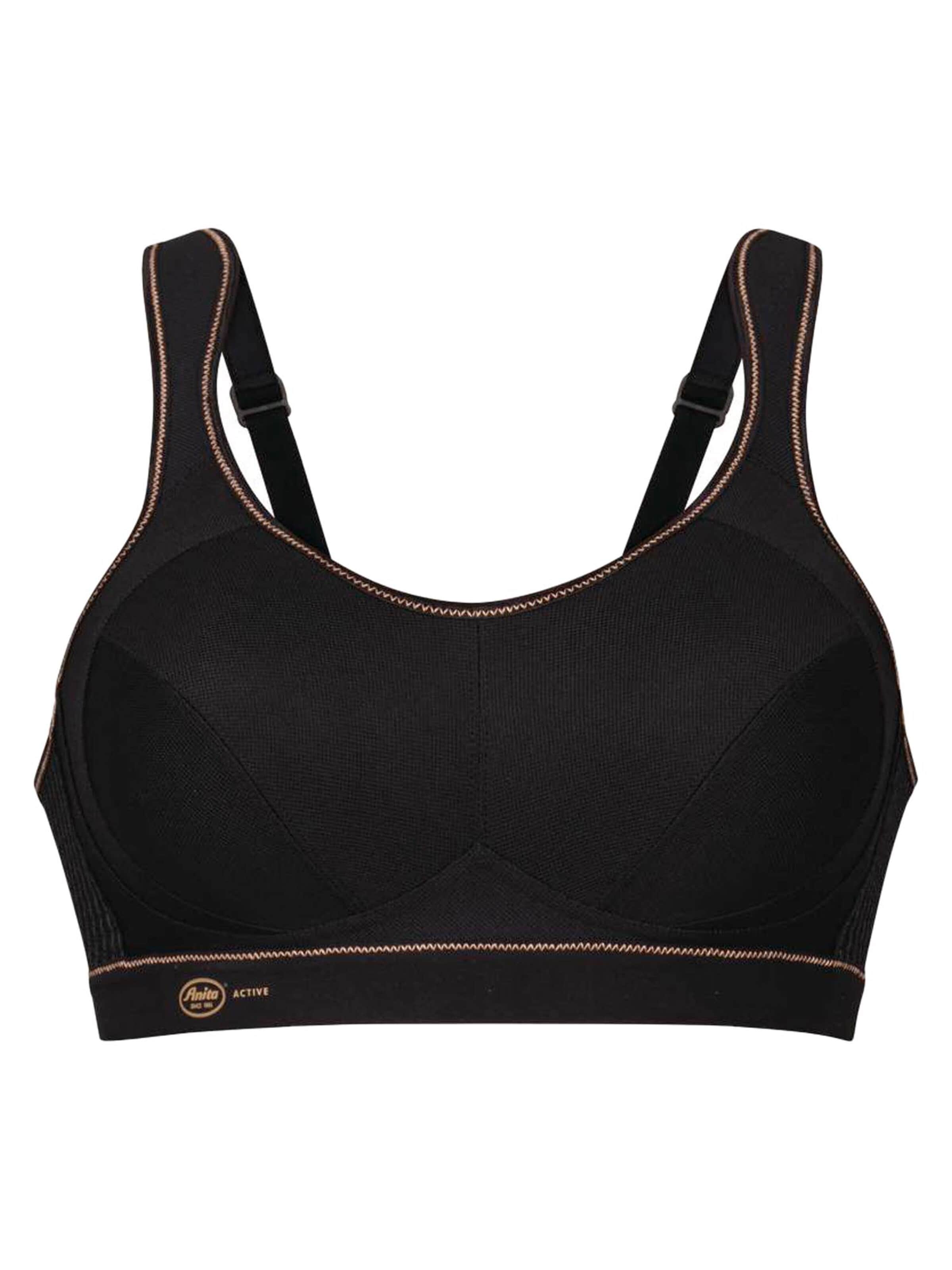 ANITA Minimiser Bra 'Extreme control Sport' in Black: front
