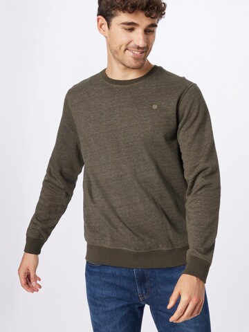 BLEND Sweatshirt in Green: front