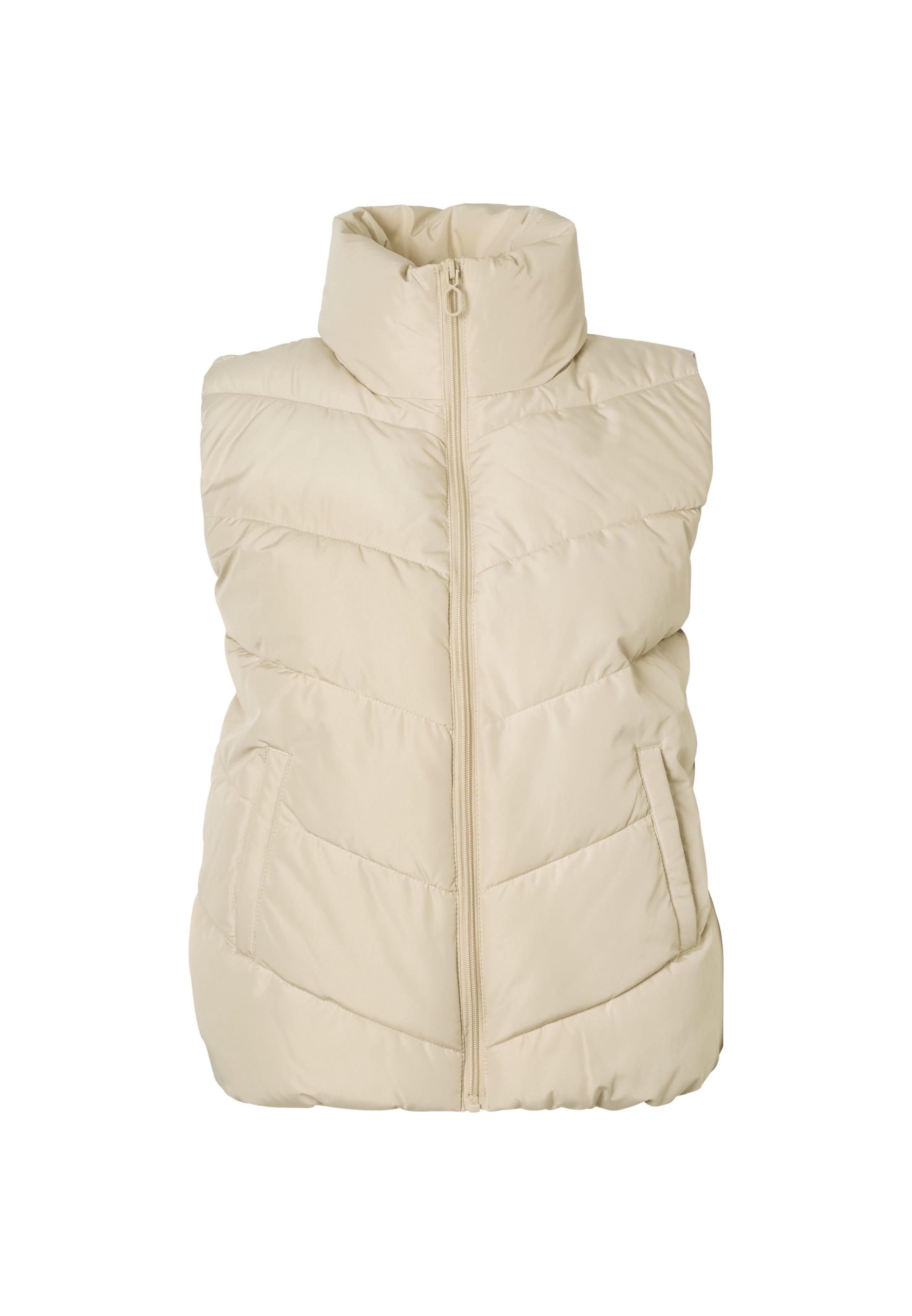Hailys - Chaleco 'Lu44cy' en beige: frente