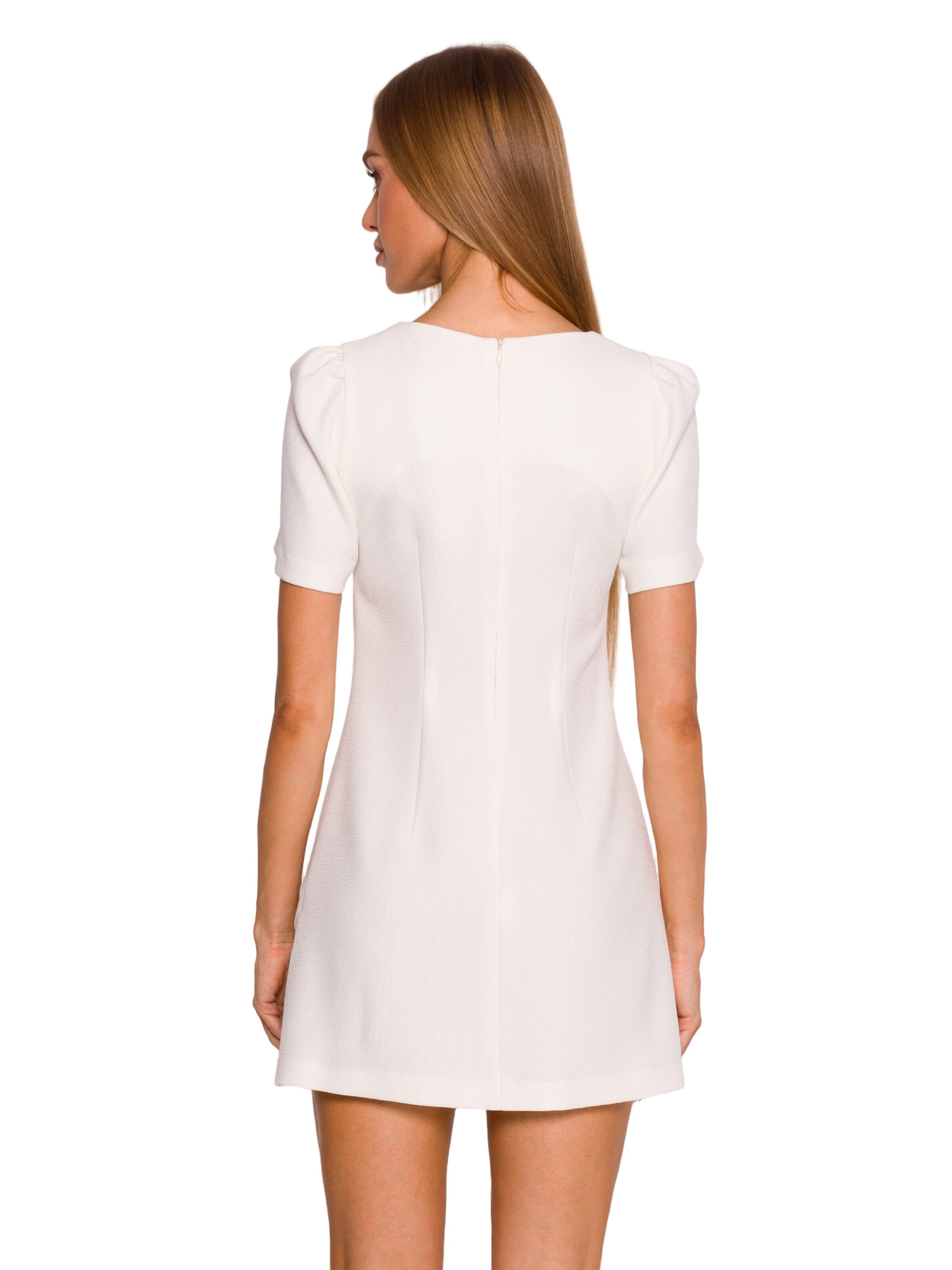 Rochie 'Mini sukienka trapezowa' de la made of emotion pe bej