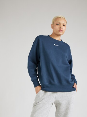 Nike Sportswear Μπλούζα φούτερ 'PHOENIX FLEECE' σε μπλε: μπροστά