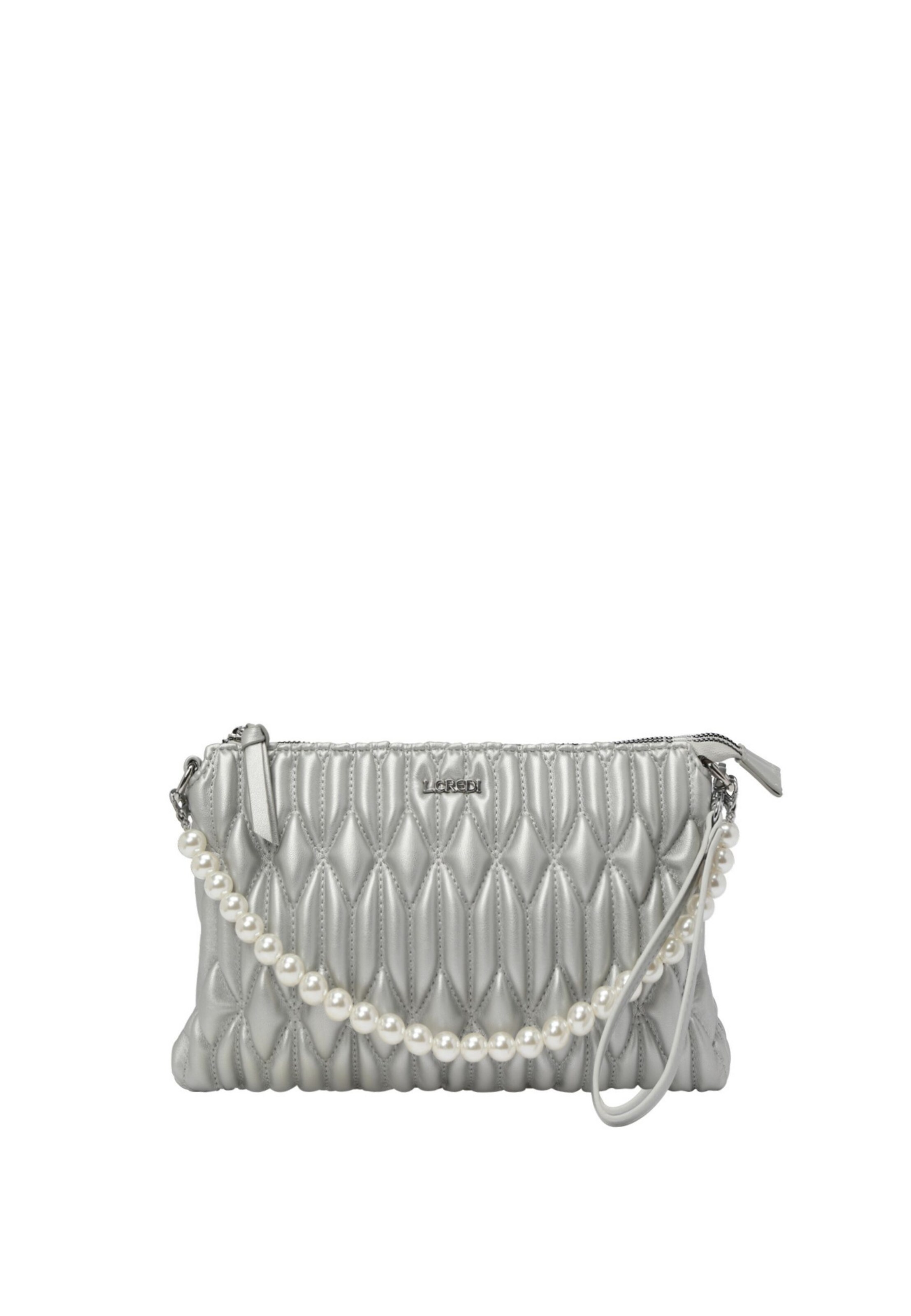 Sac bandoulière 'Lisa' L.CREDI en gris : devant