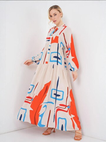 Bigdart Dress in White