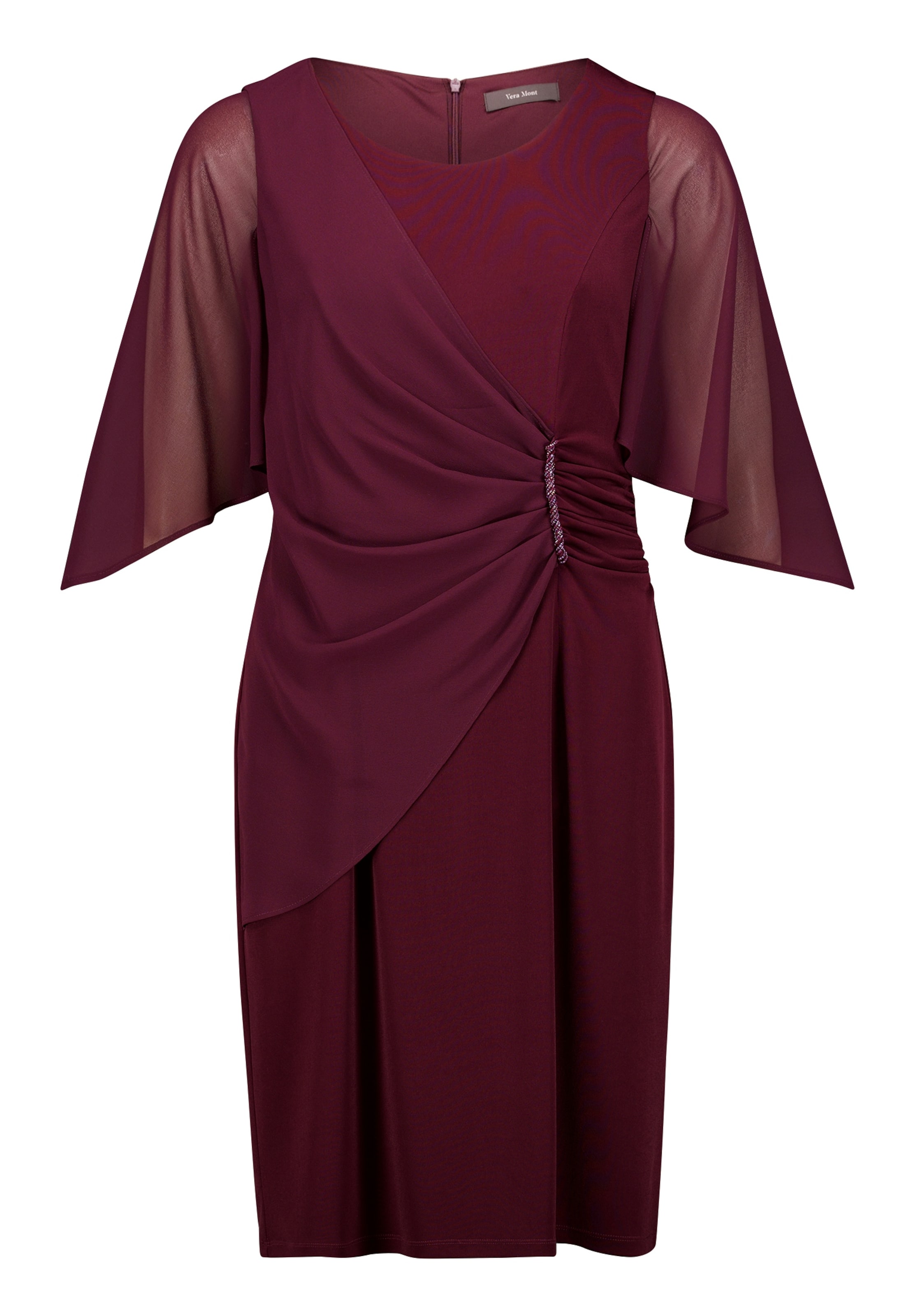 Abito di Vera Mont in rosso: frontale