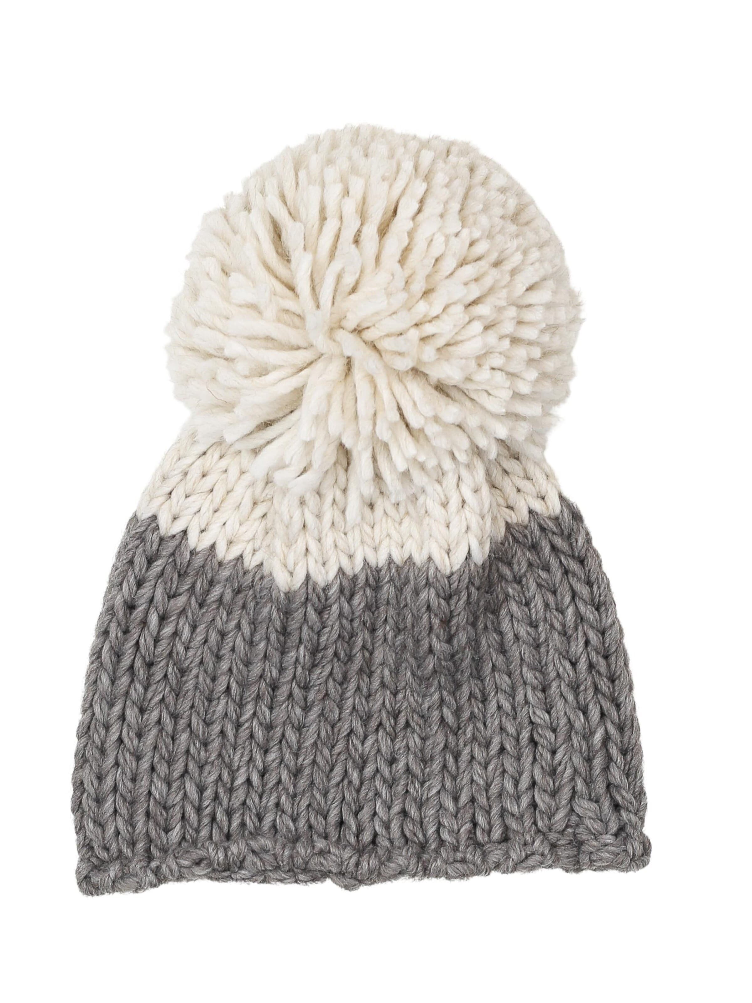 COLLEZIONE ALESSANDRO Beanie 'Lola' in Grey: front