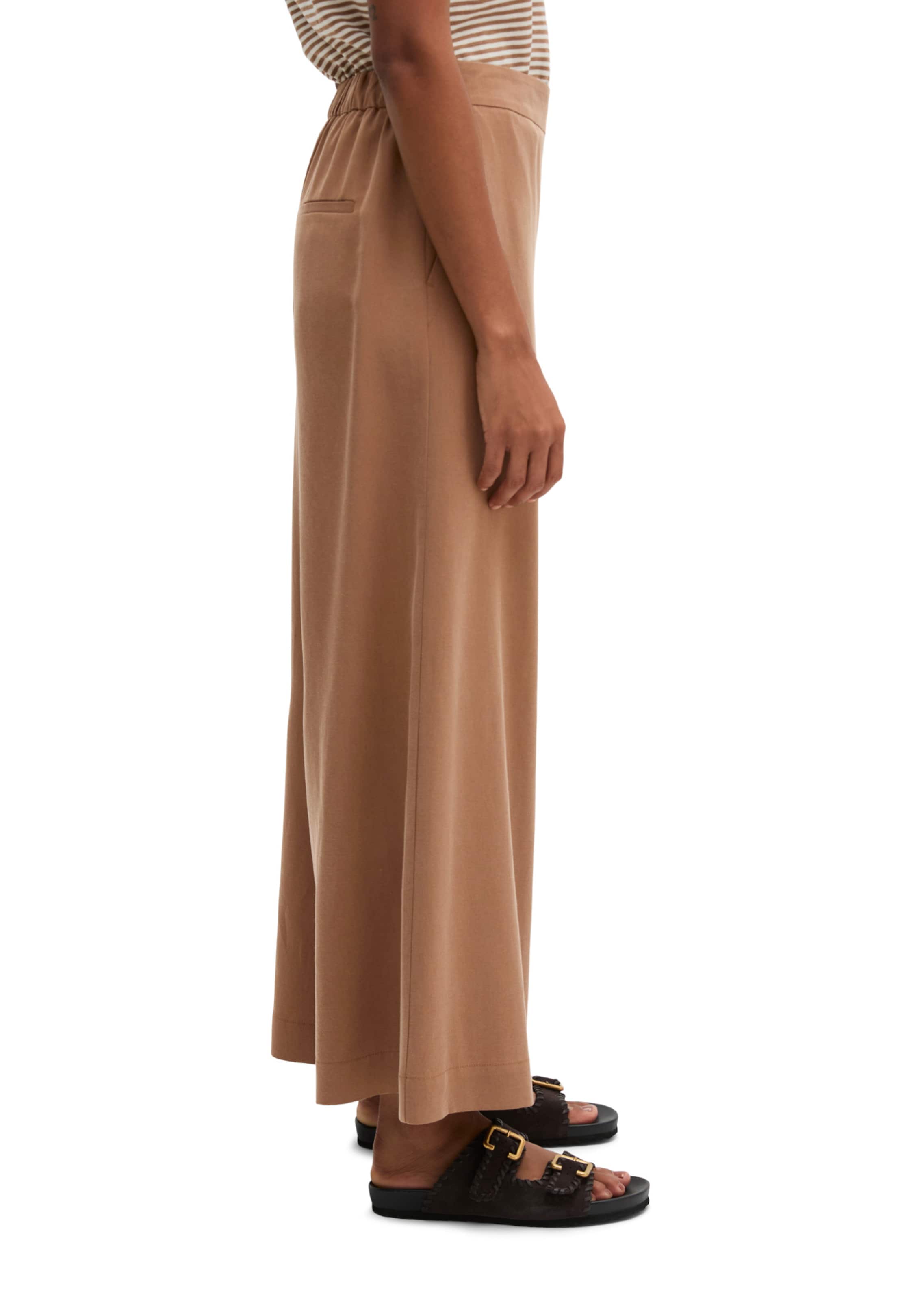 Wide Leg Pantalon Marc O'Polo en marron