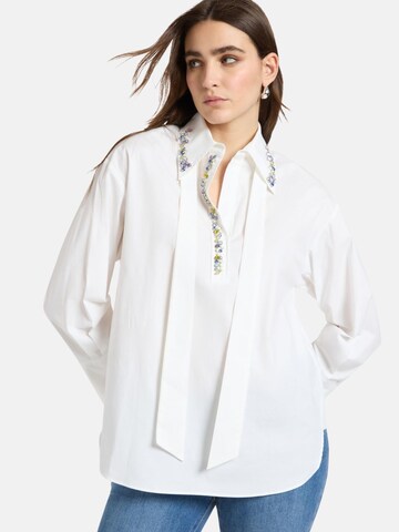 Elena Mirò Blouse 'ELENA' in Wit: voorkant