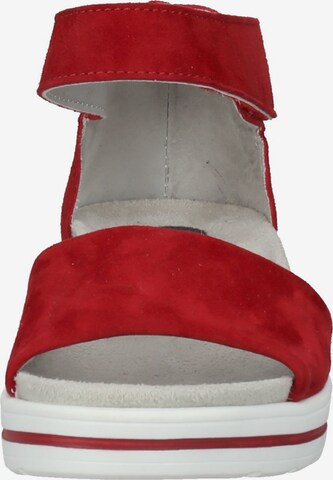 Sandales Bama en rouge