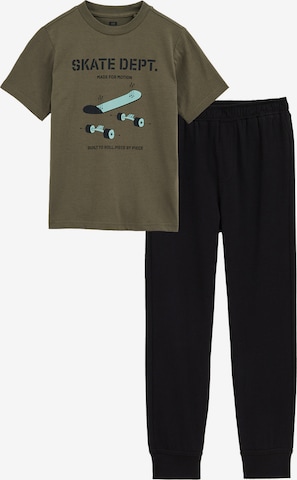 žalia WE Fashion Miego kostiumas: priekis