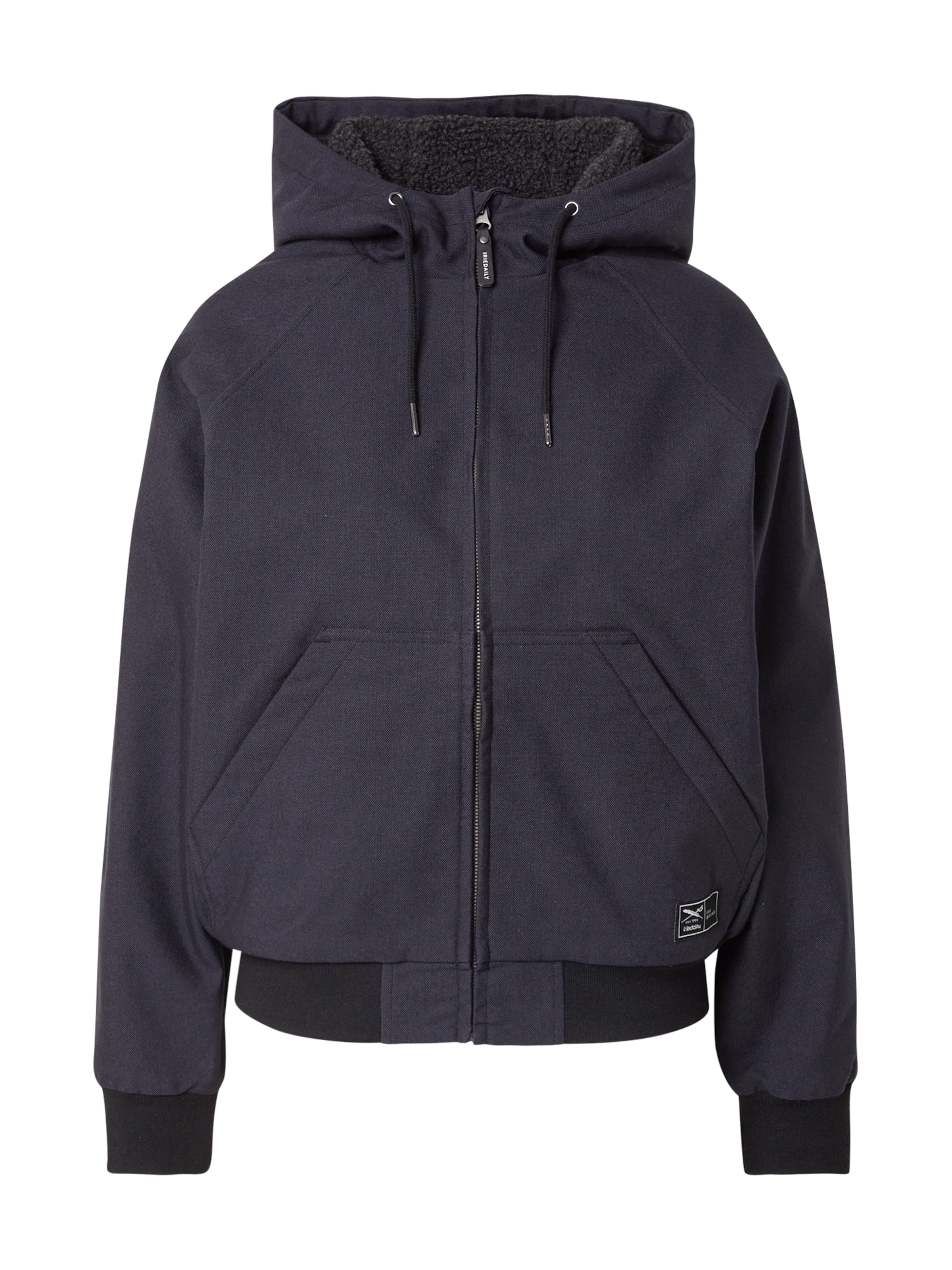 Iriedaily Between-season jacket 'Dock' in Black: front