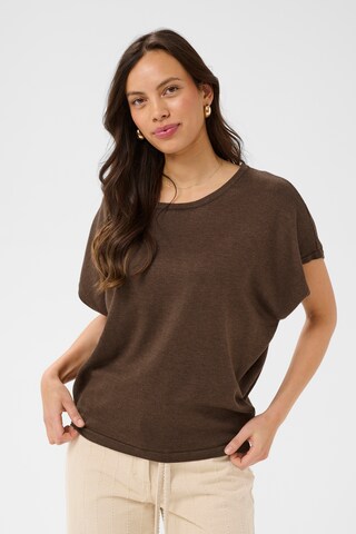 SAINT TROPEZ - Pullover 'SZMila' em castanho: frente