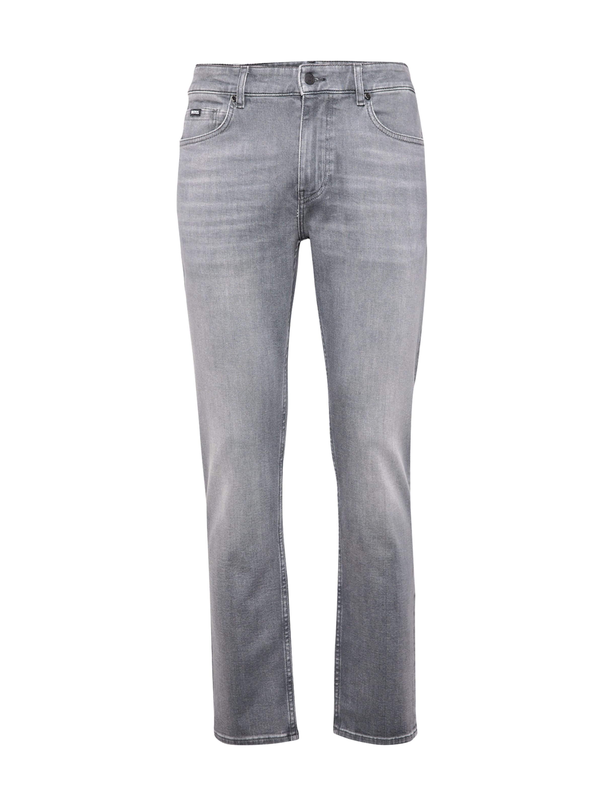 BOSS - regular Vaquero 'H-Delaware' en gris: frente