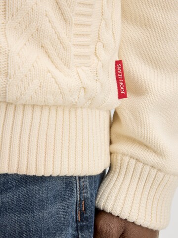 JOOP! Jeans Knit cardigan 'Walto' in Beige