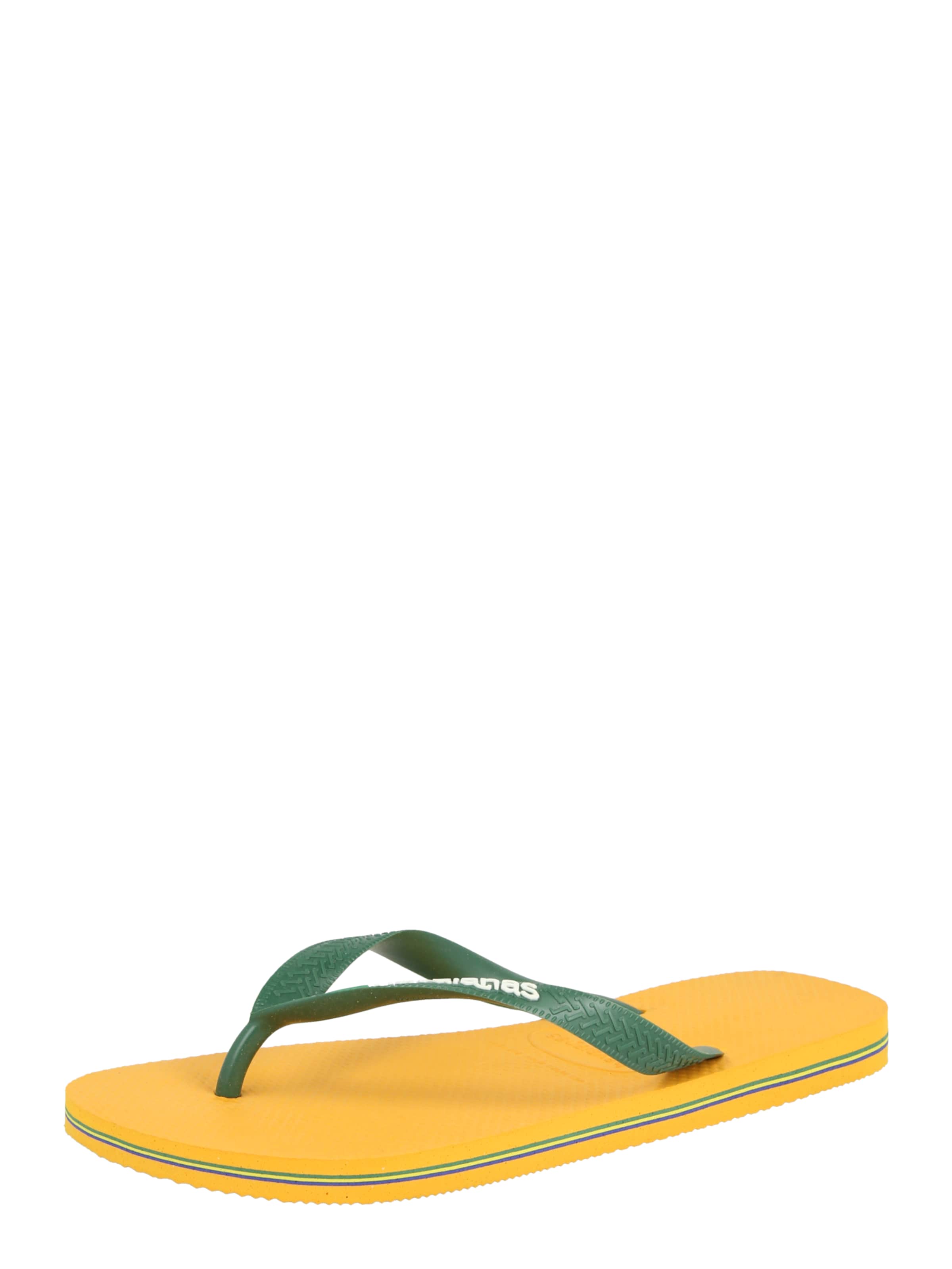 HAVAIANAS Varbavaheplätu 'BRASIL', värv kollane: eest vaates