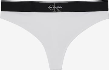 Calvin Klein Underwear String in White: front