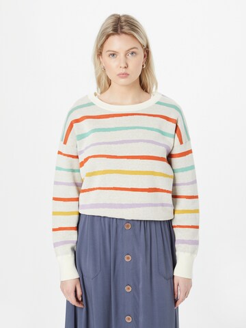 Iriedaily Sweater 'Tilda' in White: front