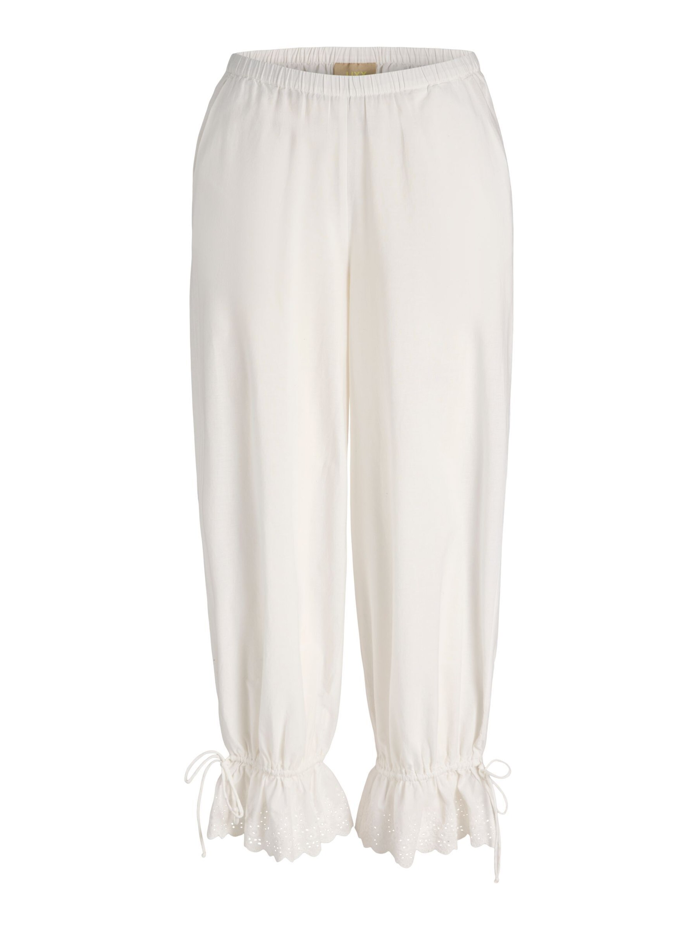 Pantalon 'JXDAISY' JJXX en blanc : devant