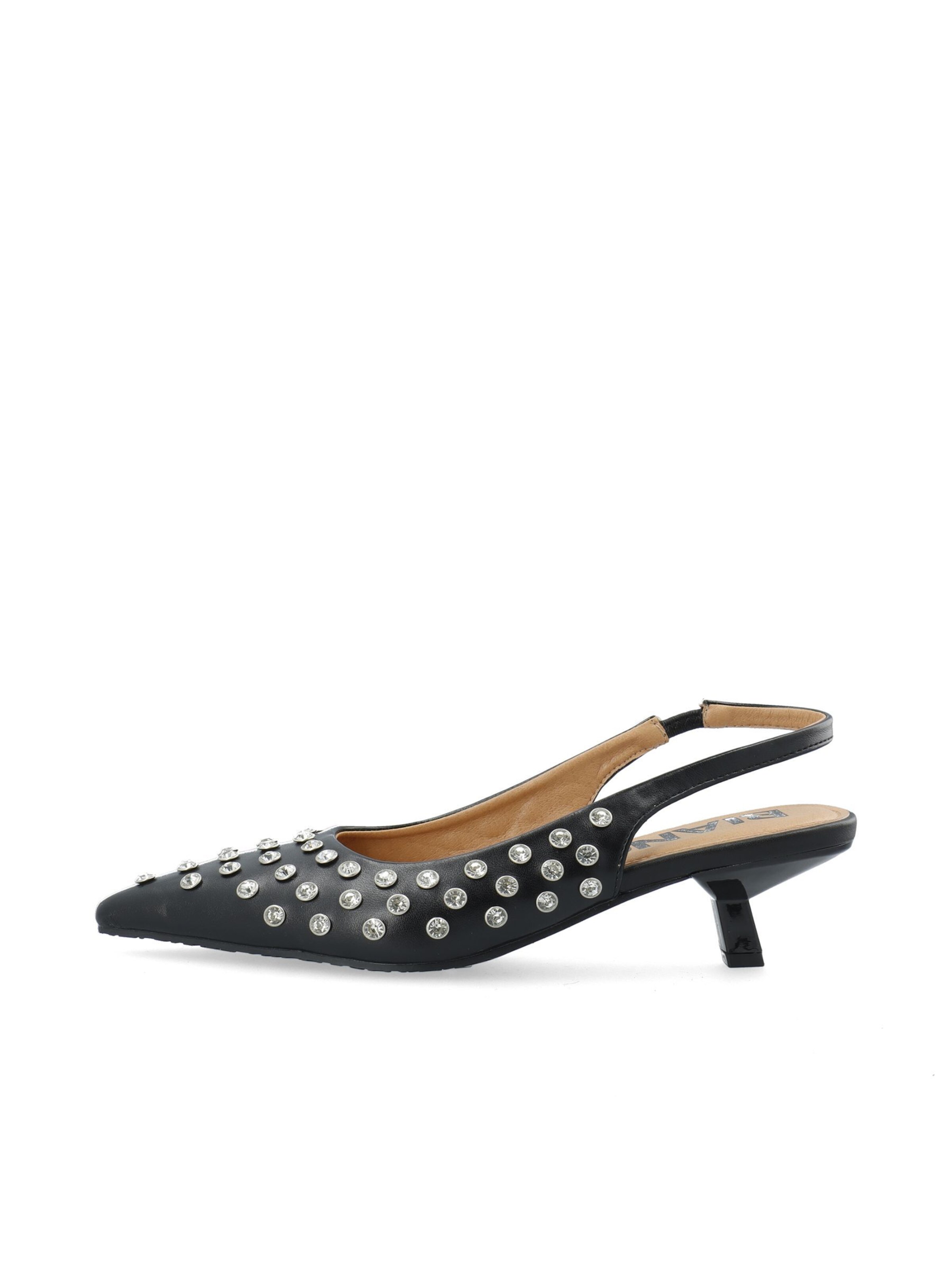 Bianco - Zapatos con plataforma 'KRISTIN' en negro: frente