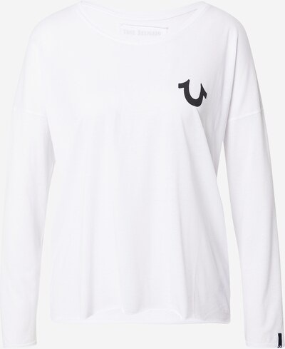 Tricou True Religion pe negru / argintiu / alb, Vizualizare produs