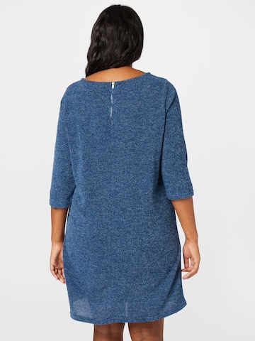 ONLY Carmakoma Knitted dress 'Martha' in Blue