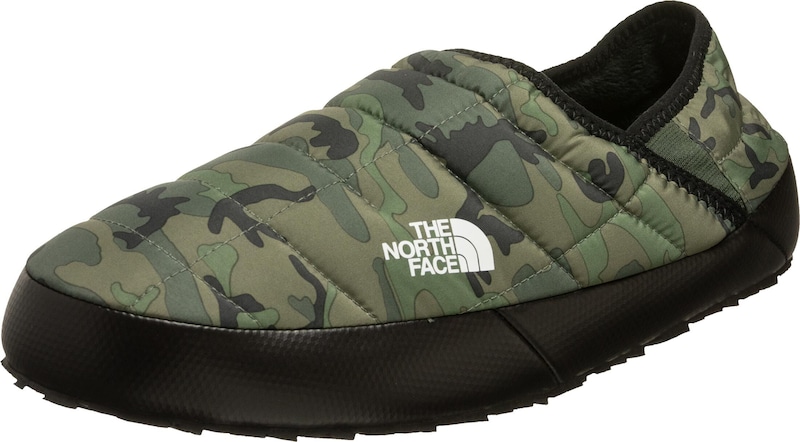 THE NORTH FACE Hausschuhe 'Thermoball Traction Mule V' in Oliv Dunkelgrün