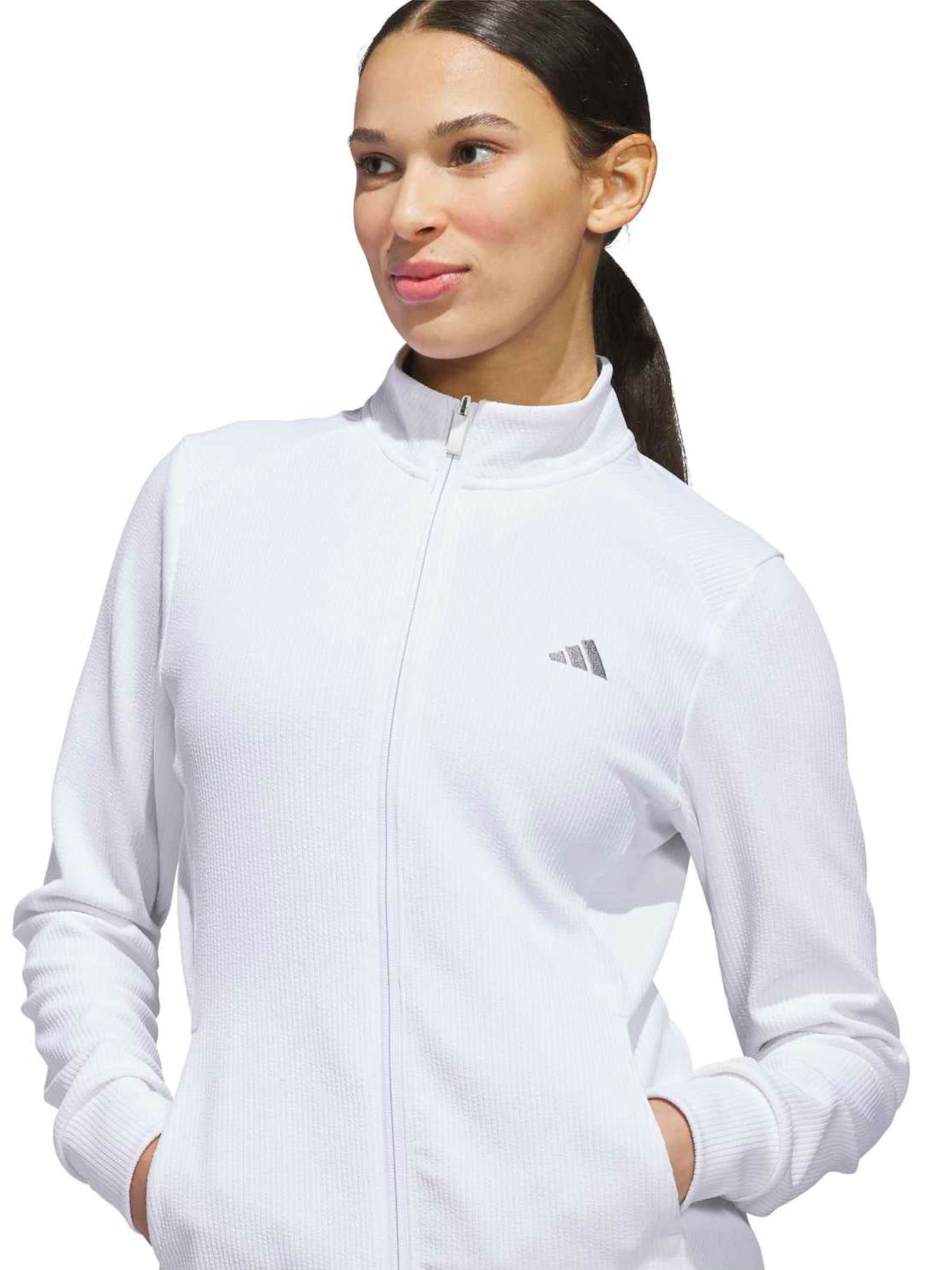 ADIDAS GOLF Sportsweatjacka i vit