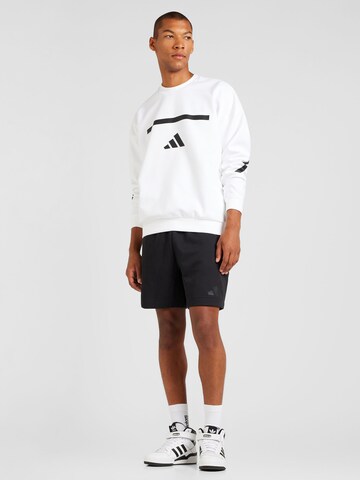 Hanorac sport 'Z.N.E.' de la ADIDAS SPORTSWEAR pe alb