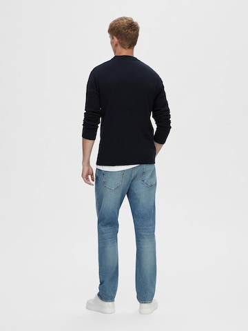 SELECTED HOMME Pullover in Blau