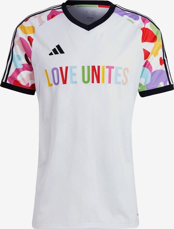 ADIDAS PERFORMANCE Trikot 'Pride Tiro' in Weiß: predná strana