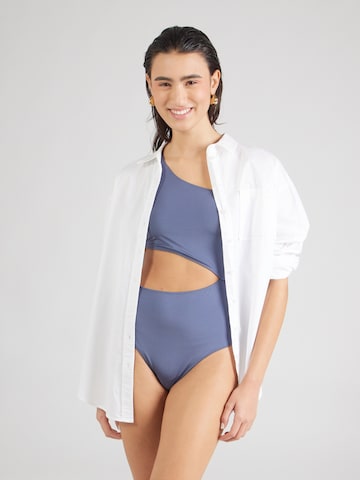 Maillot de bain 'Trina Shiny' Lindex en bleu
