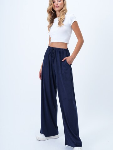 Trend Alaçatı Stili Широкий Штаны в Синий