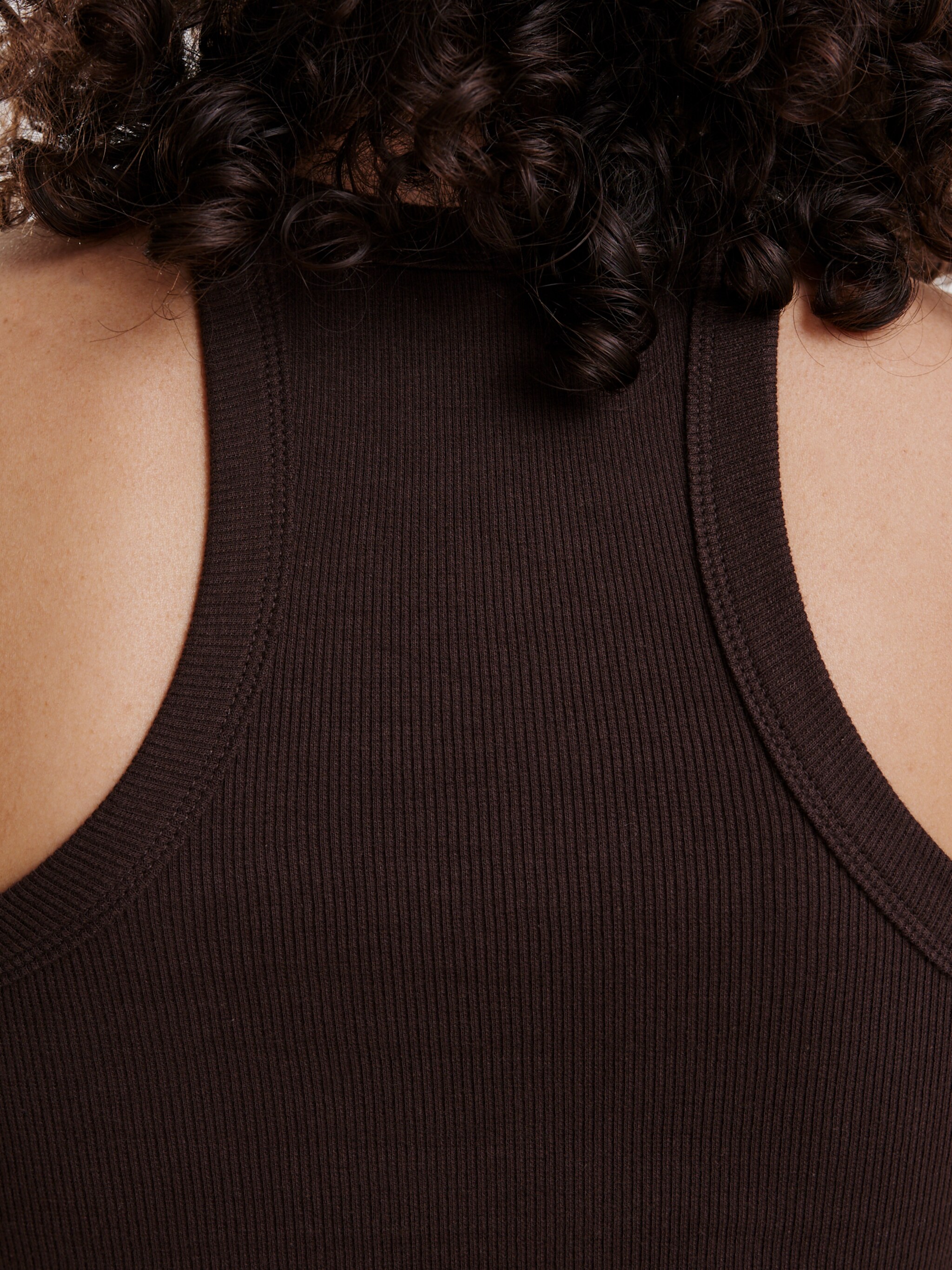 EDITED Producten Top 'Orelia' Donkerbruin