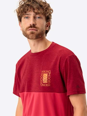 VAUDE Functioneel shirt 'Neyland' in Rood