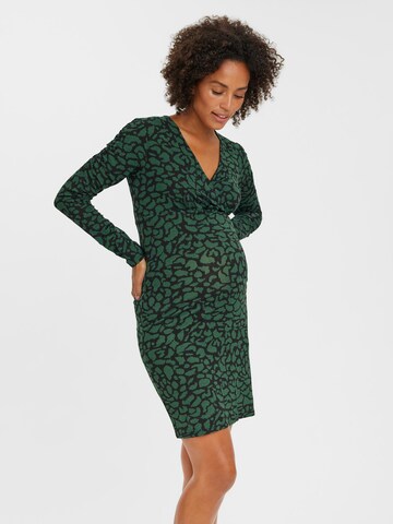 Robe 'Hayli Tess' MAMALICIOUS en vert